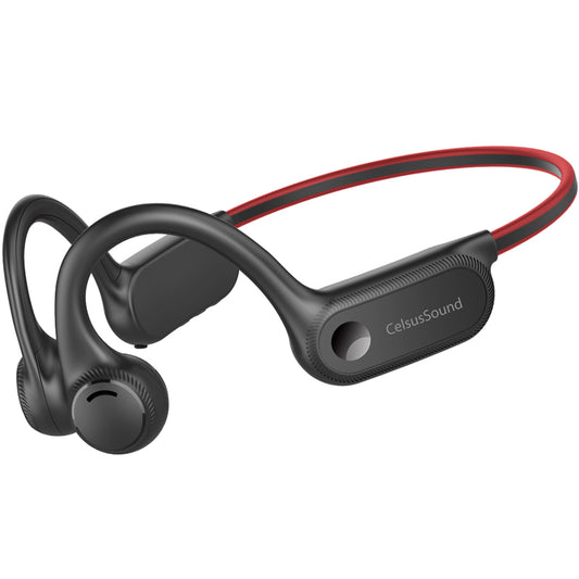 CelsusSound S100 Bone Conduction Headphones,Open Ear Headphones with Built-in Mic, Bone Conduction Headphones Bluetooth 5.2,10H,Sweatproof Sports Headsets.