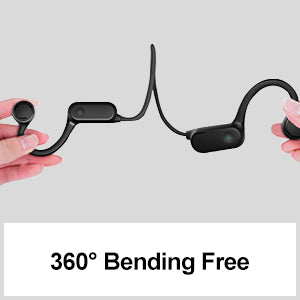 CelsusSound S100 Bone Conduction Headphones,Open Ear Headphones with Built-in Mic, Bone Conduction Headphones Bluetooth 5.2,10H,Sweatproof Sports Headsets.