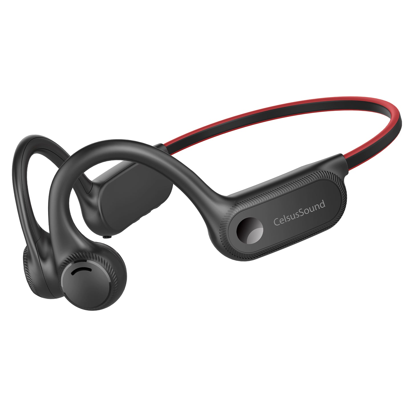 CelsusSound S100 Bone Conduction Headphones, Open-Ear Bluetooth 5.2 Sport Headphones up to 10H Playtime, Built-in Mic Wireless Earphone, IP54 Waterproof Headset for Workouts and Running