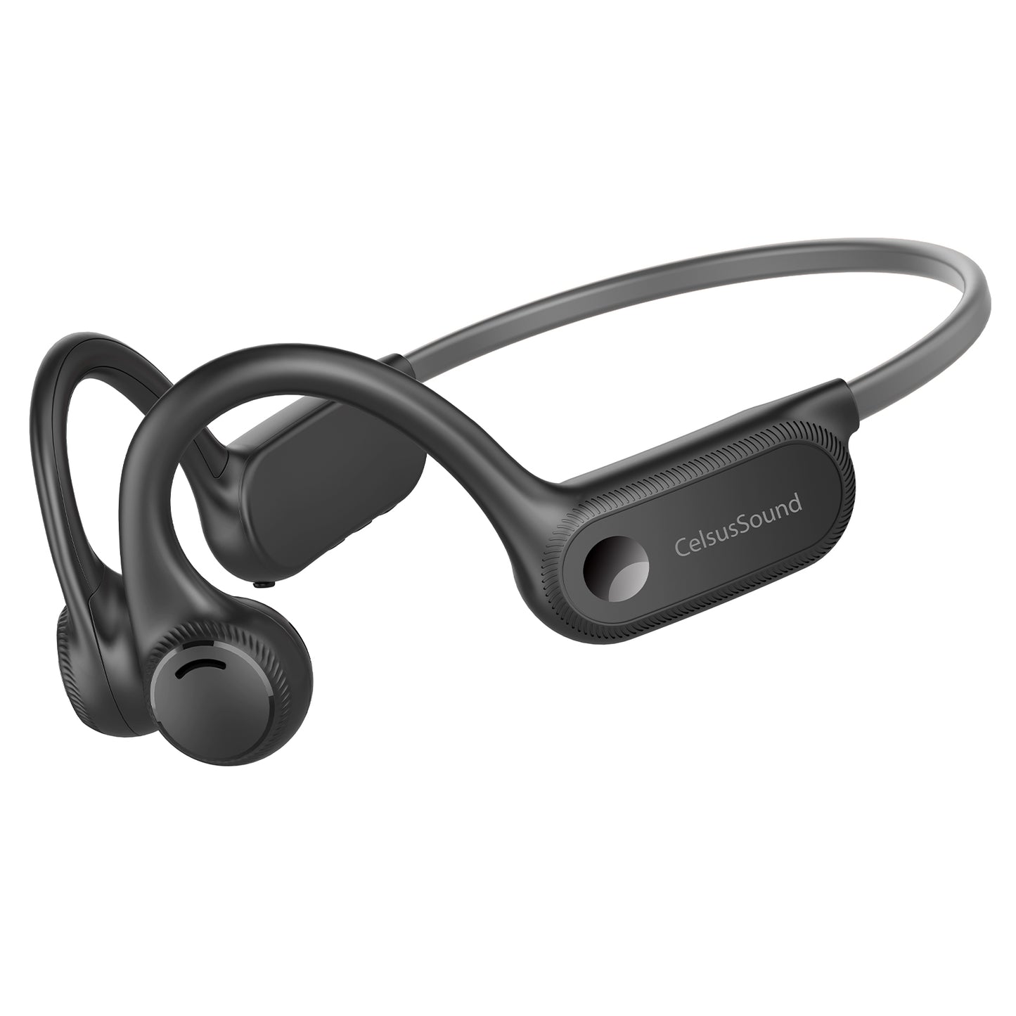 CelsusSound S100 Bone Conduction Headphones, Open-Ear Bluetooth 5.2 Sport Headphones up to 10H Playtime, Built-in Mic Wireless Earphone, IP54 Waterproof Headset for Workouts and Running